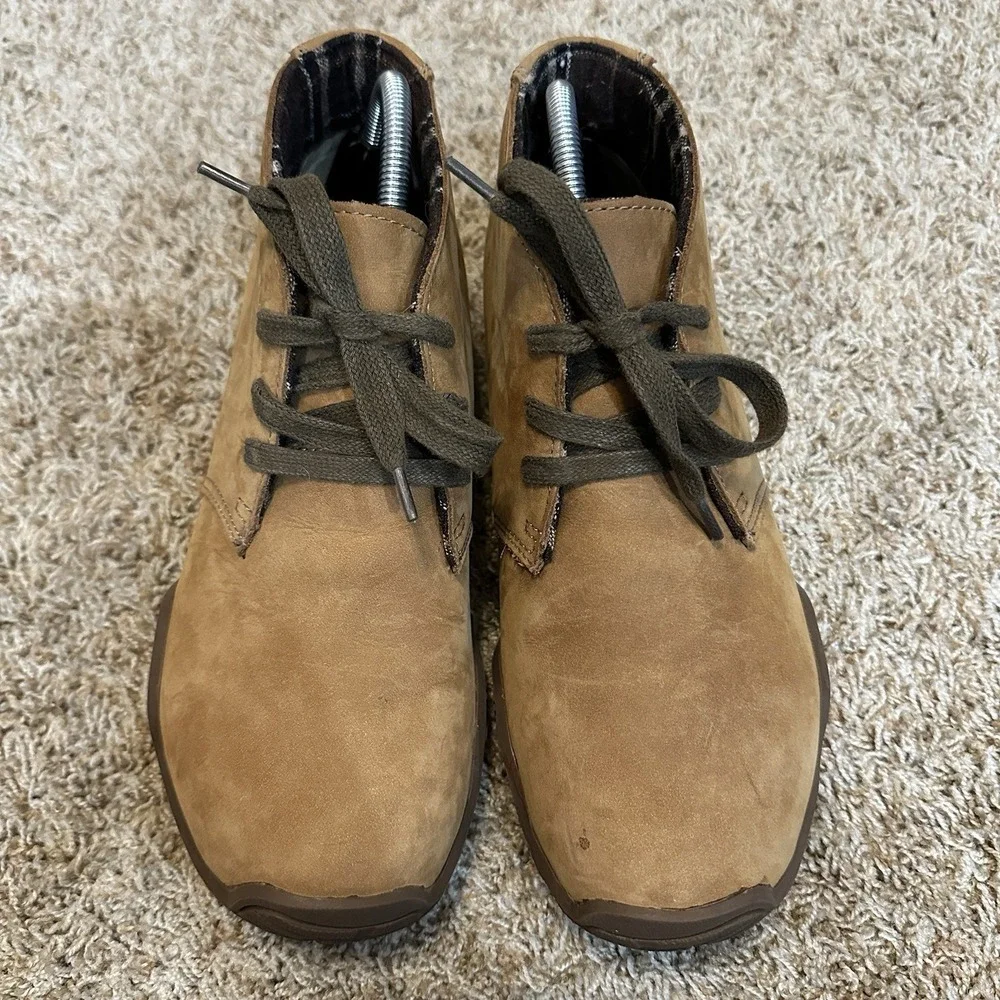 Kuru Aalto Chukka Ankle Boots Brown Comfort Lace Up‎ Casual Mens 8 Camel Suede